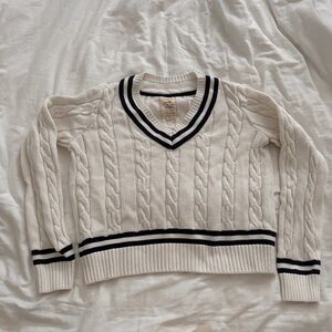 Hope & Henry v neck cricket sweater 100% organic cotton